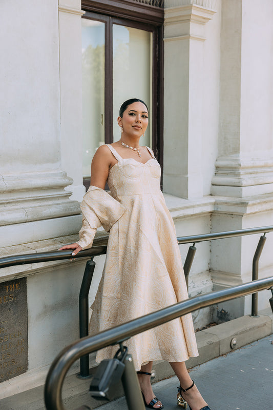 Orivah Longline Dress - Ivory