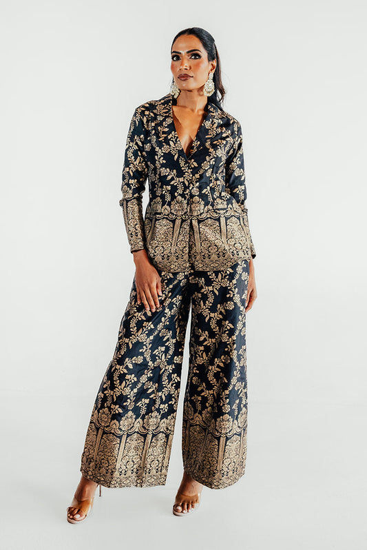 Zariya Blazer Set - Midnight