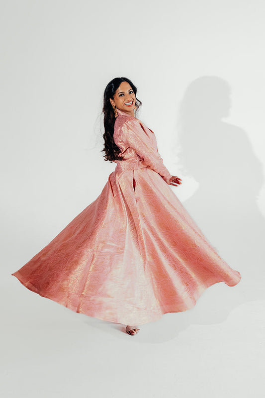 Orivah Longline Dress - Lotus