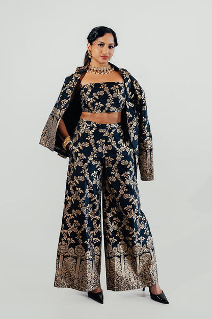Zariya Blazer Set - Midnight