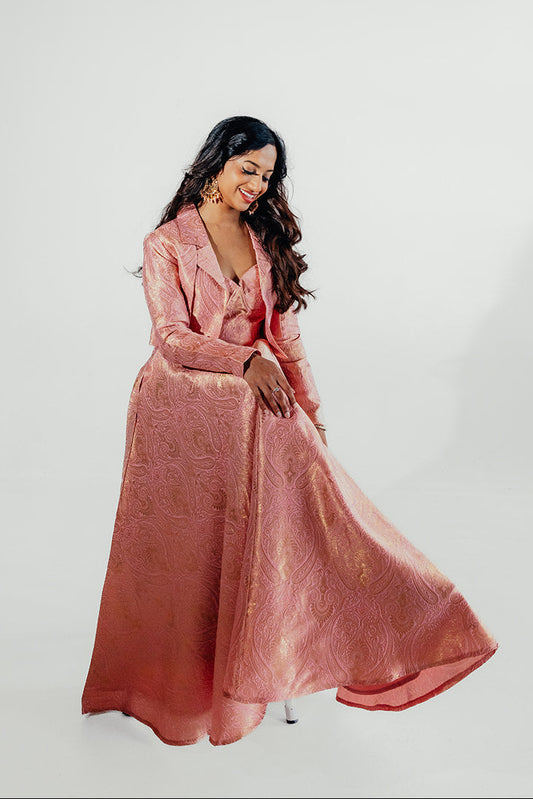 Orivah Longline Dress - Lotus