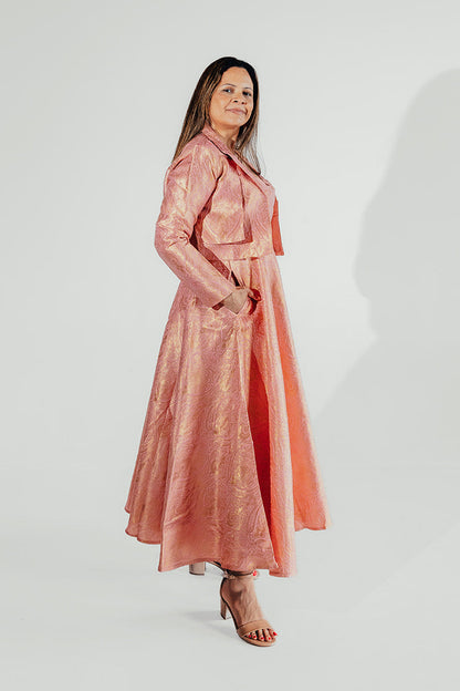Orivah Longline Dress - Lotus