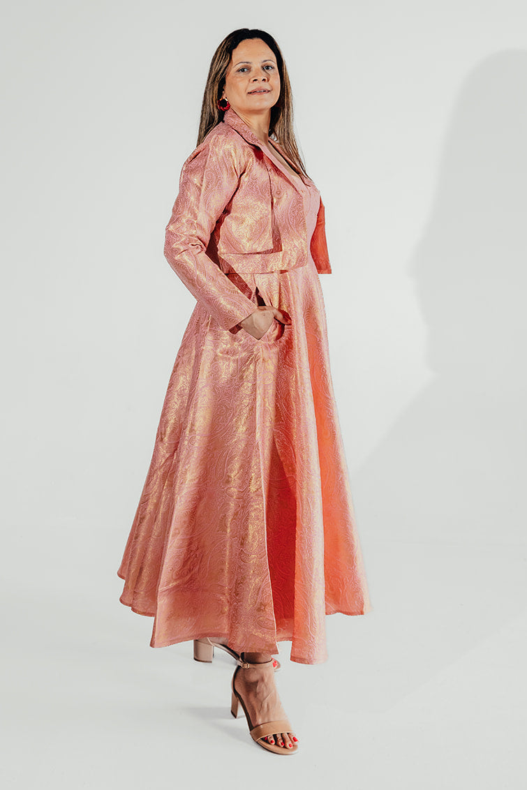 Orivah Longline Dress - Lotus