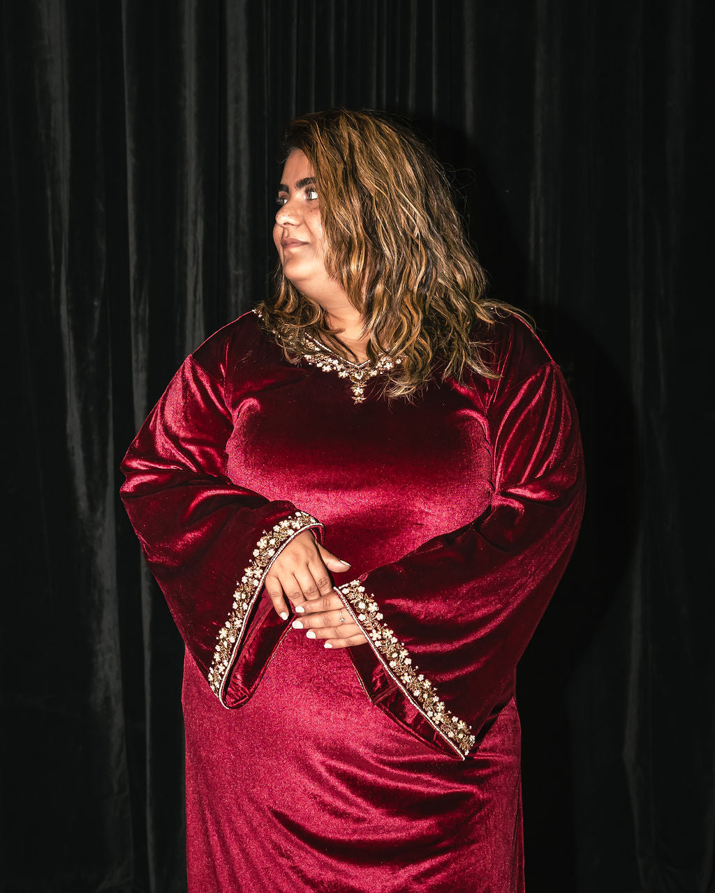 Heer Kaftan - Garnet