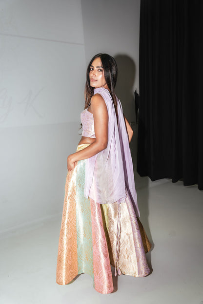 Veyla Bustier Maxi Skirt Set